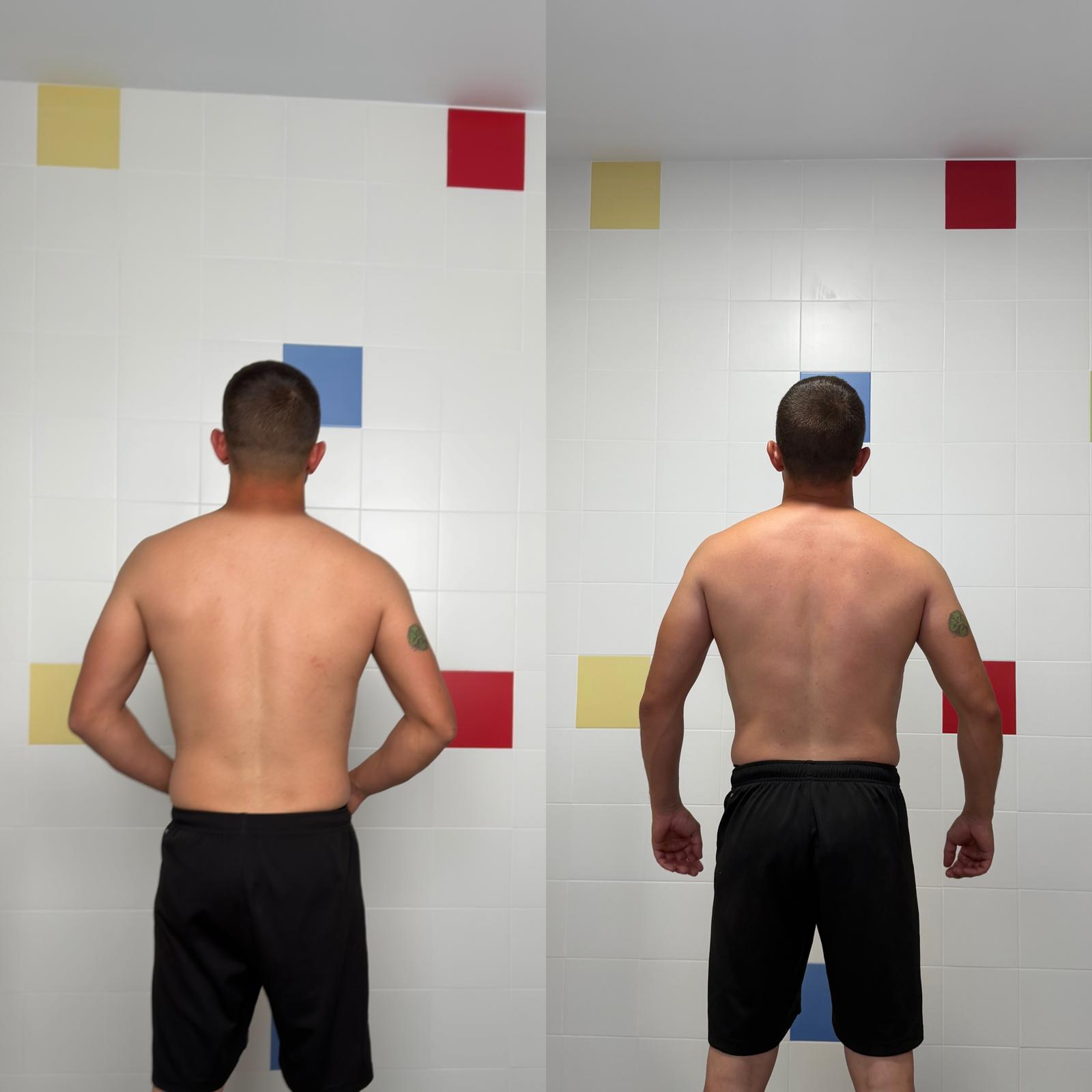 RECOPOMSICIÓN CORPORAL +0.8 KG